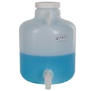 2-1/2 Gallon Nalgene™ Wide Mouth LDPE Carboy Modified by Tamco® with 3/4" NPT Spigot