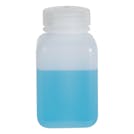 8 oz./250mL Nalgene™ Wide Mouth Polyethylene Square Bottle with 43mm Cap