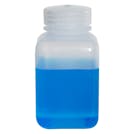 8 oz./250mL Nalgene™ Wide Mouth Polypropylene Square Bottle with 43mm Cap