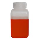 16 oz./500mL Nalgene™ Wide Mouth Polypropylene Square Bottle with 53mm Cap