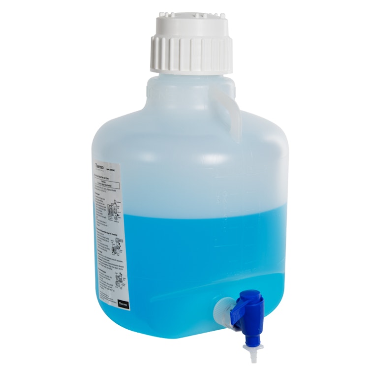 2-1/2 Gallon/10 Liter Nalgene® Polypropylene Carboy with Spigot