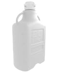 20 Liter White EZgrip® Polypropylene Carboy with 83mm Closed Cap