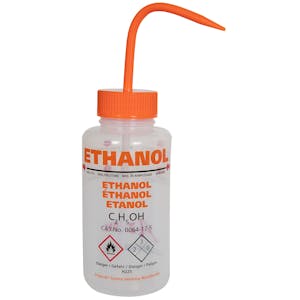500mL Ethanol Vented Multilingual Wash Bottles