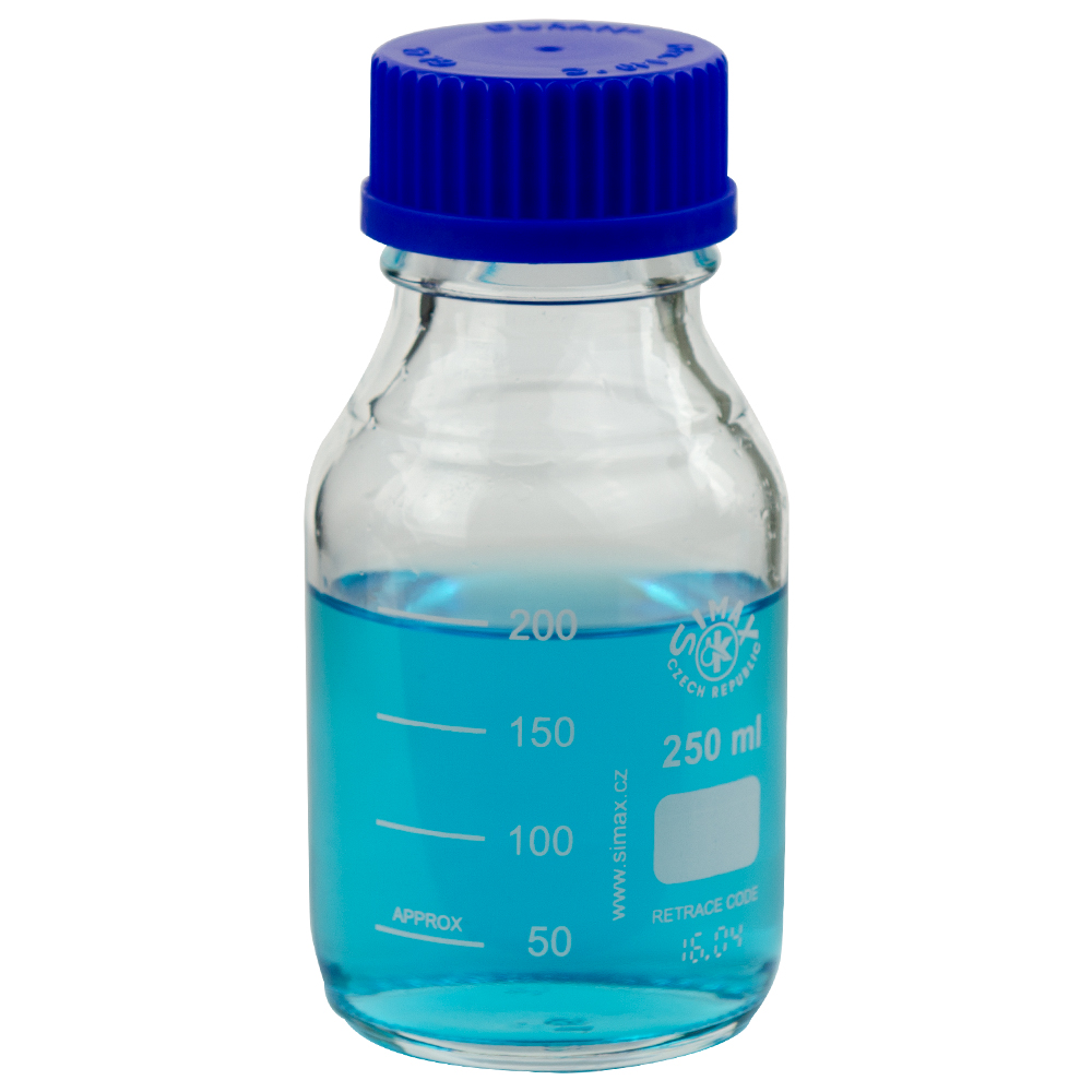 thumbnail image 2 of Simax 2000mL Borosilicate Glass Media Storage Bottle - Made In Czech Republic 2 of 3