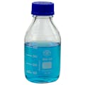 500mL Clear Glass Round Media Storage Bottle with GL45 Cap