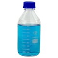 1000mL Clear Glass Round Media Storage Bottle with GL45 Cap