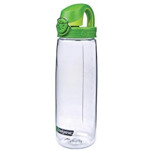 24 oz. Clear Nalgene® On The Fly Sustain Water Bottle with Green Cap
