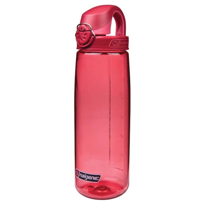 24 oz. Red Nalgene® On The Fly Sustain Water Bottle with Beet Red Cap