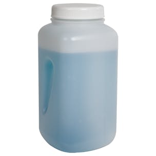Wide Mouth Square Bottle with Cap