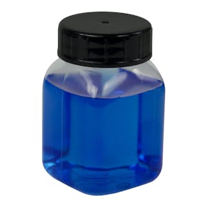 Wide Mouth PVC Bottles with Caps