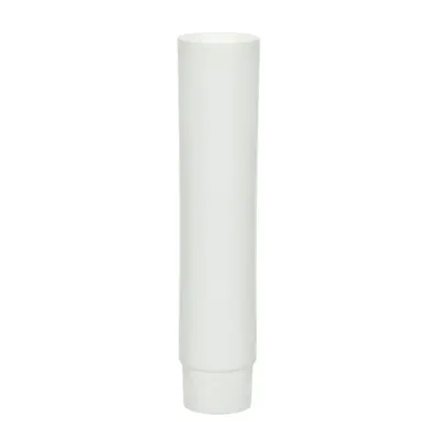 1/2 oz. White MDPE Open End Lotion Tube with Screw Cap