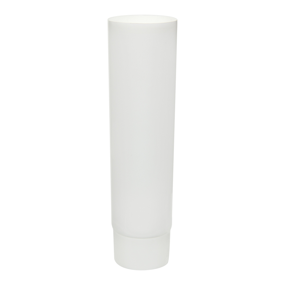 4 oz. White MDPE Open End Lotion Tube with Screw Cap | U.S.