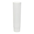 4 oz. White MDPE Open End Lotion Tube with Screw Cap