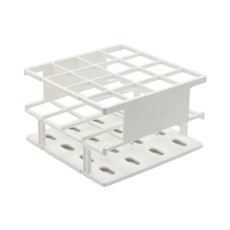 Nalgene™ Unwire™ 3 x 3 Array White 30mm Test Tube Half-Rack