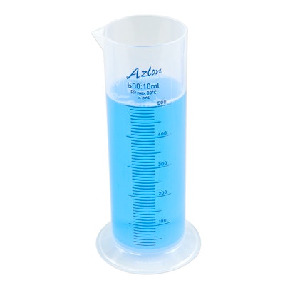 100mL Azlon® Polypropylene Squat Form Cylinder