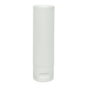 2 oz. White MDPE Open End Lotion Tube with Flip-Top Cap