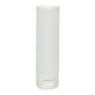 2 oz. White MDPE Open End Lotion Tube with Flip-Top Cap