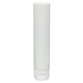 3 oz. White MDPE Open End Lotion Tube with Flip-Top Cap