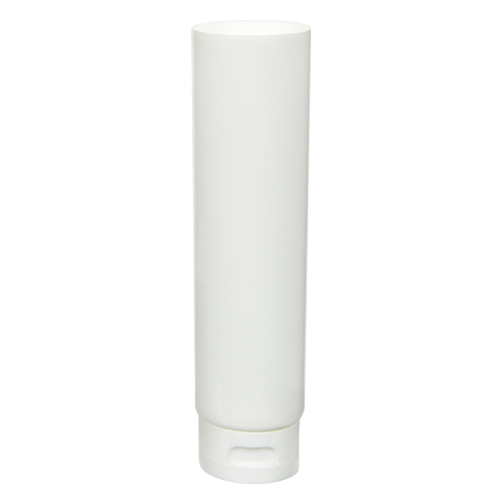 tope tubetop 白 6 oz. White LDPE Open End Lotion Tube with Flip-Top Cap