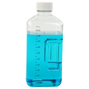 Biotainer Media Bottles, Clear PETG, 1000 ml Capacity, Case of 35 ea Bulk Pack