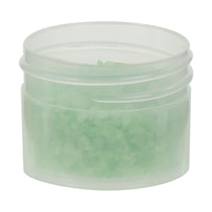 1/2 oz. Clarified Polypropylene Straight-Sided Round Jar with 33/400 Neck (Cap Sold Separately)
