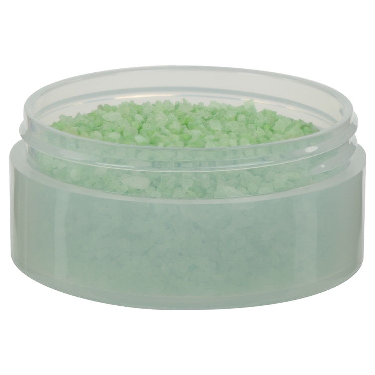 2 oz. Clarified Polypropylene Straight-Sided Thick Wall Round Jar with 70/400 Neck (Cap Sold Separately)