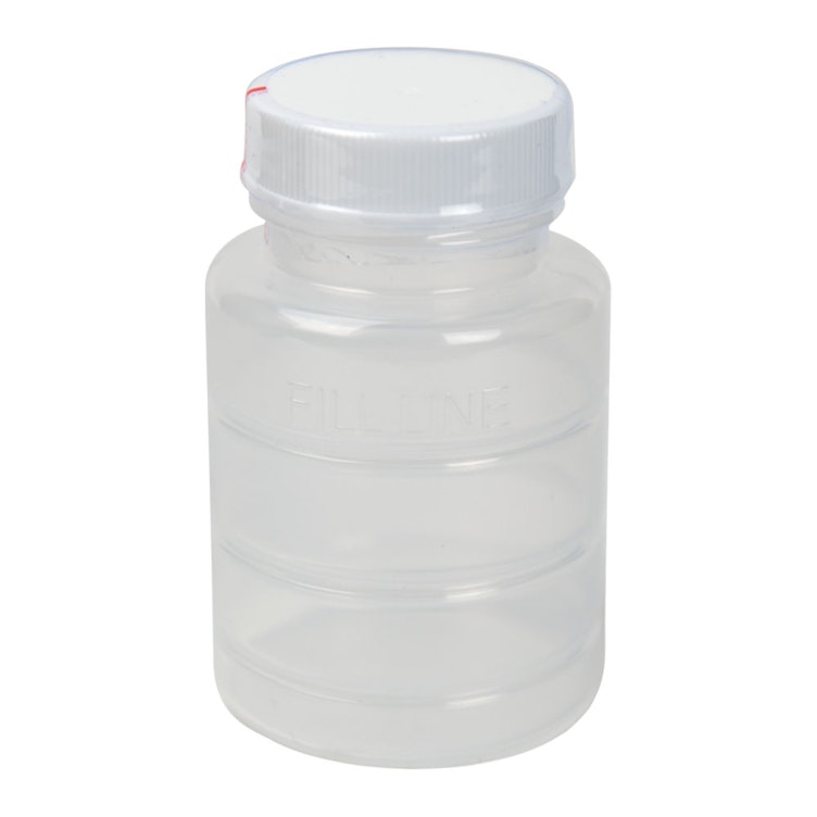 Dining Collection 36oz. Clear Plastic Carafe Jar w/ White Lid