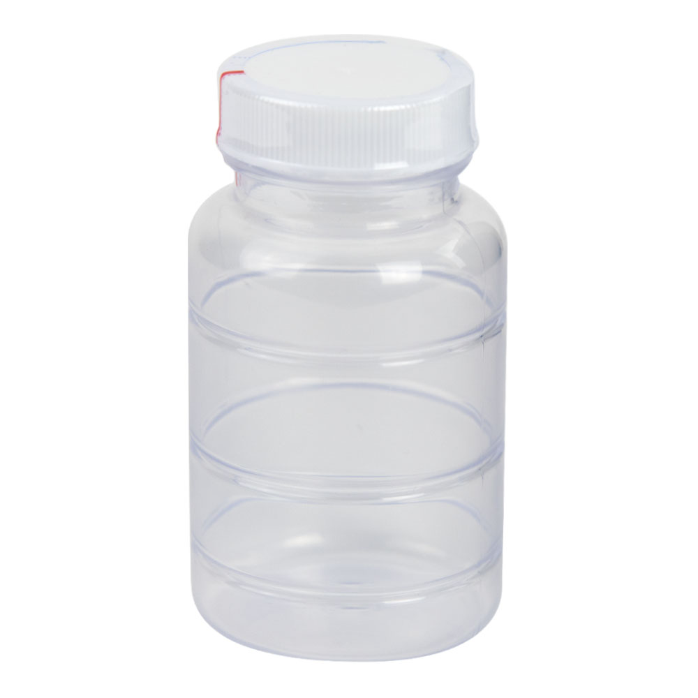 4 oz. ABS Bottle with Cap & Clear Tamper Evident Band | U.S.