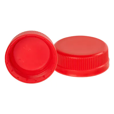 38mm SSJ Red LDPE Tamper Evident Screw On Cap