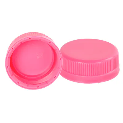 38mm SSJ Pink LDPE Tamper Evident Screw On Cap