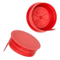 38mm STT Red LDPE Tamper Evident Snap On Cap