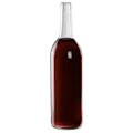 750mL Clear Flat Bottom Glass Bottle with Cork Neck (Cork sold separately)