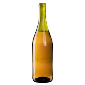 750mL Dead Leaf Glass Mini Punt Bottom Bottle with Tall Cork Neck (Cork sold separately)