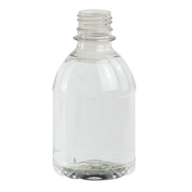 32 oz. Clear PET Plastic Carafe Bottle, 28mm 28-400