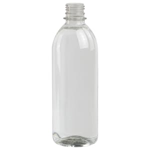 16.9 oz. Clear PET Smooth Water Bottle with 28mm PCO Neck (Cap Sold Separately)