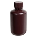 125mL Diamond® RealSeal™ Amber HDPE Narrow Mouth Bottle with 24mm Cap