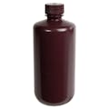 500mL Diamond® RealSeal™ Amber HDPE Narrow Mouth Bottle with 28mm Cap