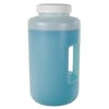 4 Liter Diamond® RealSeal™ HDPE Large Format Round Bottle with 100mm Cap & Handle