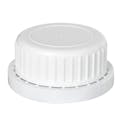 White Cap with Foam/PTFE Liner for Type 62 Bottle