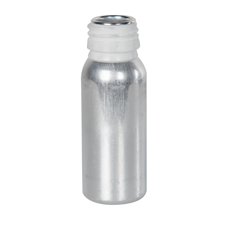 38mL/1.34 oz. Aluminum Type AP28 Bottle (Cap Sold Separately