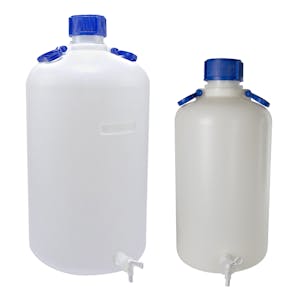 Kartell® Heavy-Walled Narrow Mouth HDPE Carboys with Spigots