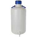 25 Liter Kartell® Heavy Walled Narrow Mouth HDPE Carboy with Spigot