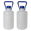 5 Liter Kartell® Heavy Walled Narrow Mouth HDPE Round Carboy
