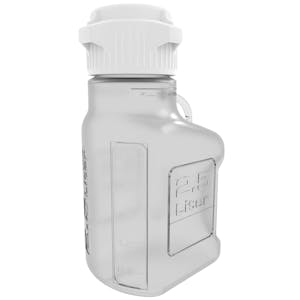 2.5 Liter Clear EZgrip® PETG Carboy with 83mm Closed Cap