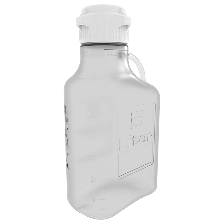 5 Liter Clear EZgrip® PETG Carboy with 83mm Closed Cap