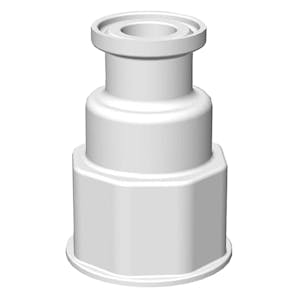 1-1/8" VersaBarb® Spigot Fitting with 3/4" Sanitary Connector