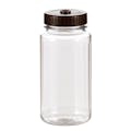 500mL Polycarbonate Wide Mouth Graduated Bottles with 63mm Caps - Case of 72