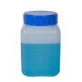 500mL Azlon® HDPE Rectangular Wide Mouth Graduated Bottle with Cap