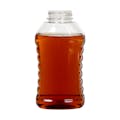 16 oz. (Honey Weight) PET Ribbed Hourglass Bottle with 38/400 Neck (Cap Sold Separately)