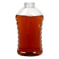 32 oz. (Honey Weight) PET Ribbed Hourglass Bottle with 38/400 Neck (Cap Sold Separately)